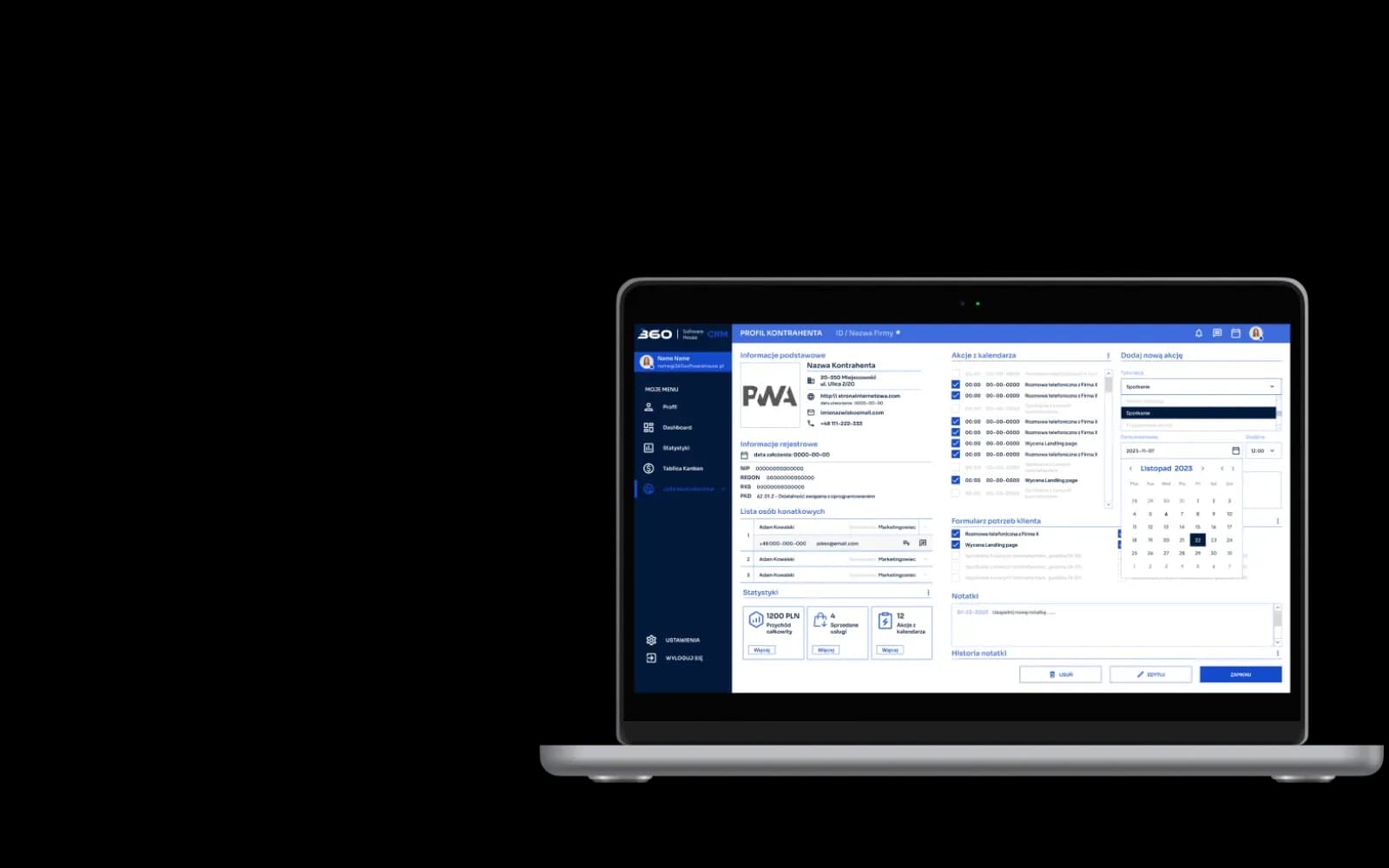 CRM 360 - screenshot