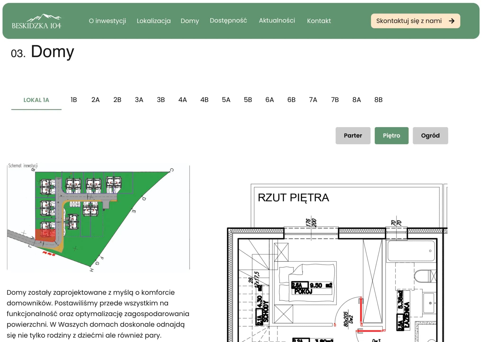 beskidzka 104 floor plans