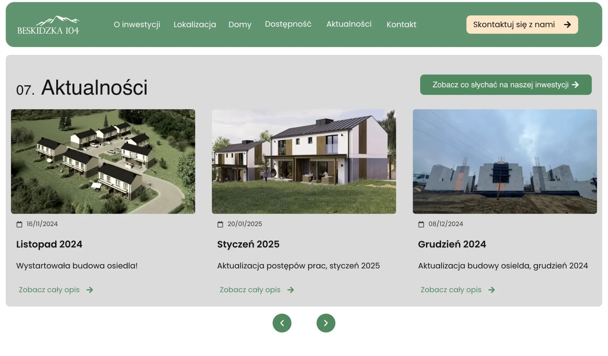 beskidzka 104 news section
